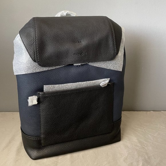 coach Manhattan Backpack In Colorblock - Picture 1 of 7